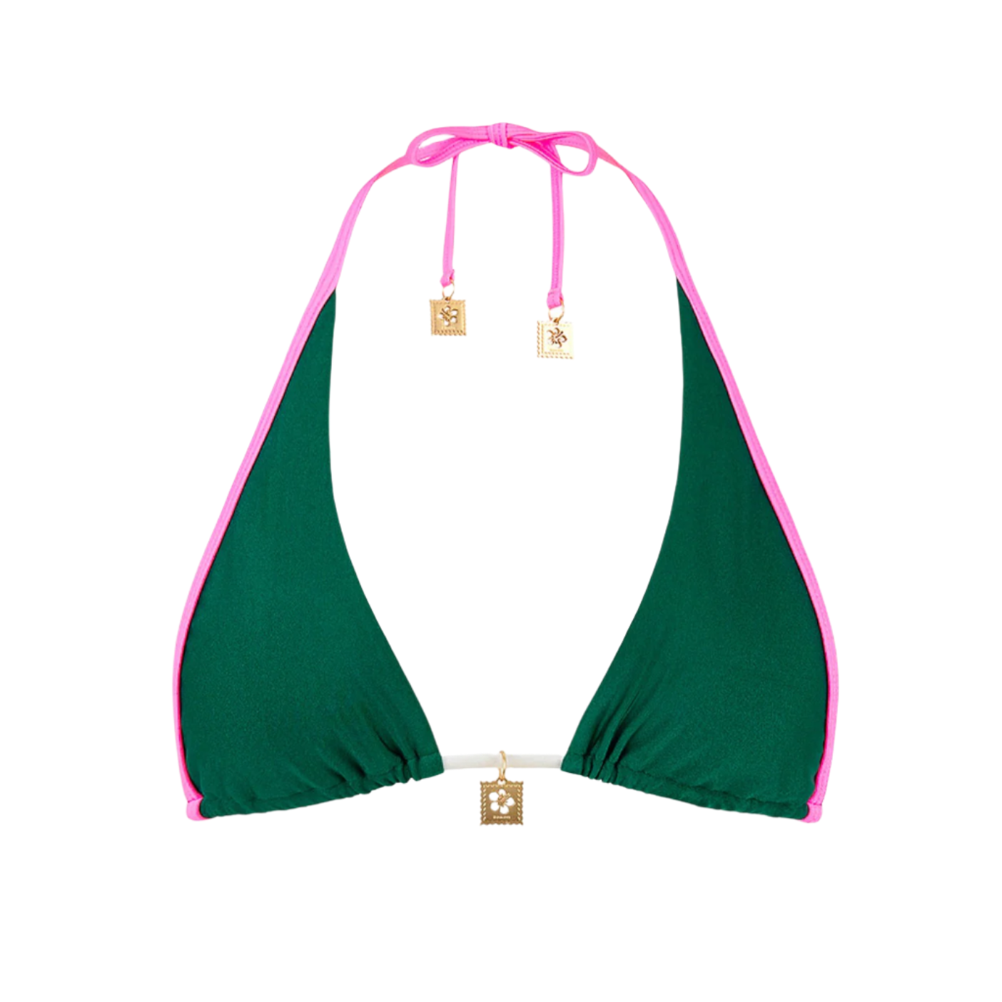 Kulani Kinis Bind Tie Halter Bikini Top - Siren Song