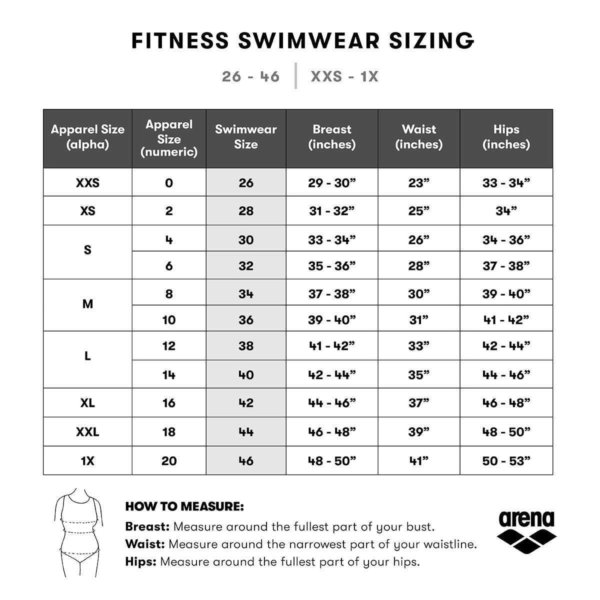 Arena Zora Wing Back One Piece Swimsuit - Black - FINAL SALE