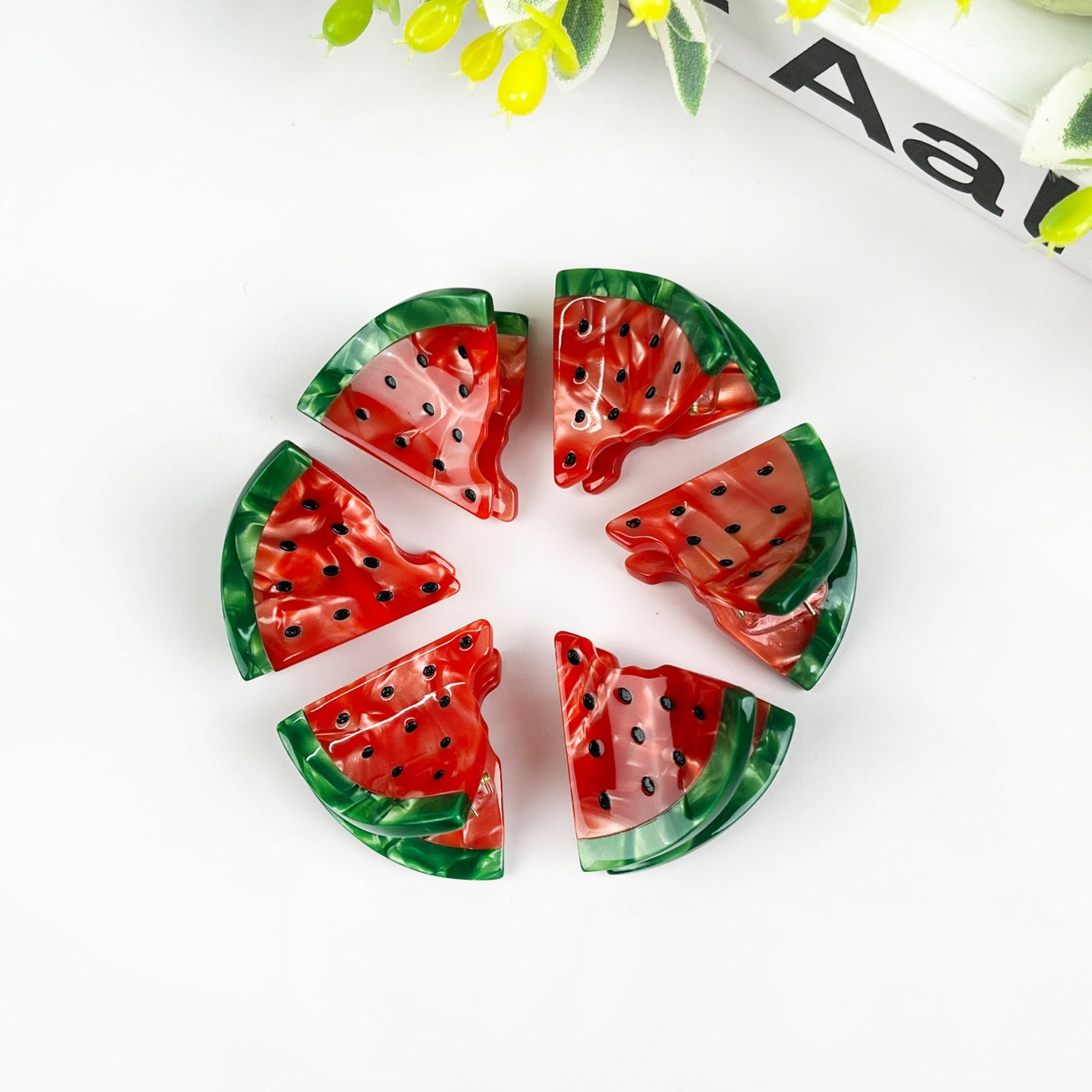 SSR Acetate Mini Watermelon Claw Clip