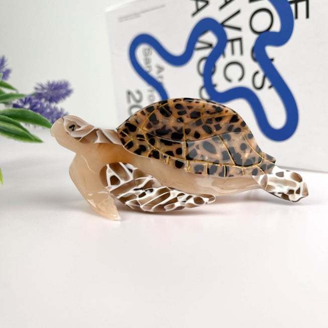 SSR Acetate Turtle Hair Claw Clip - Brown