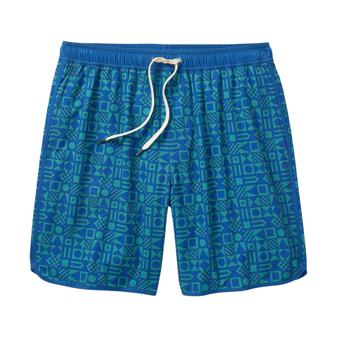 Fair Harbor The Anchor Men's Swim Trunks Boardshort - Seapine Nautical Flags - FINAL SALE