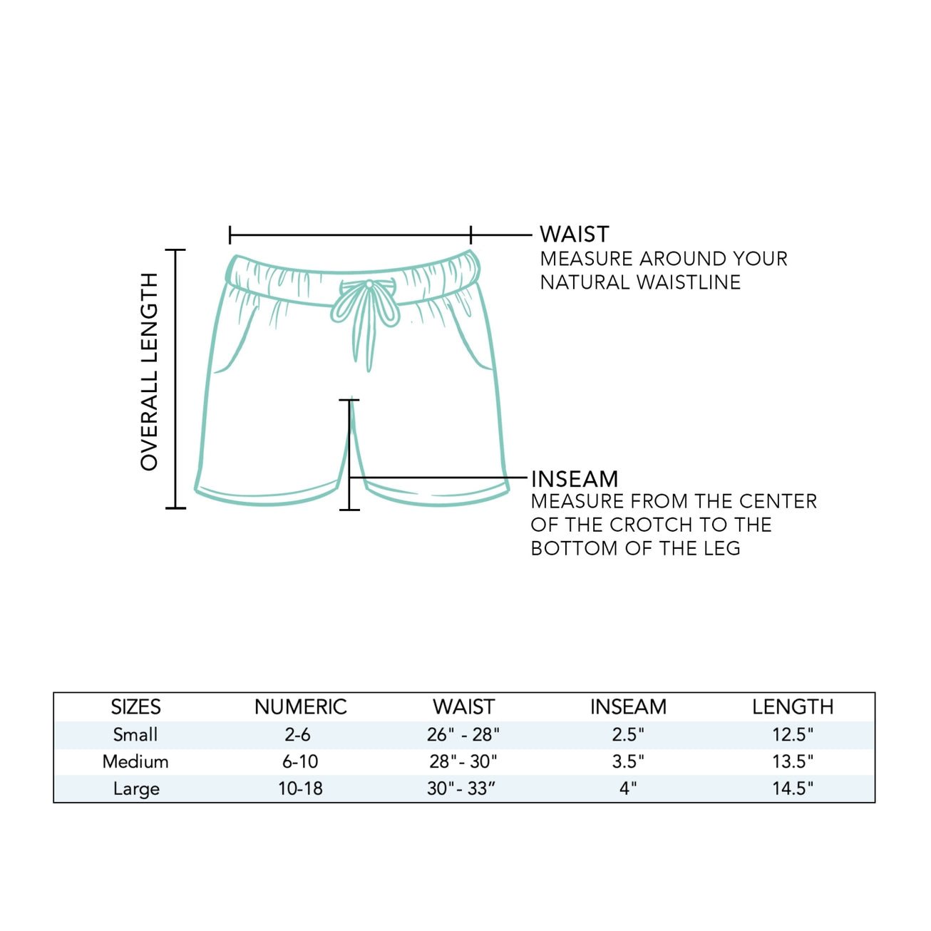 Lotus and Luna Cotton Cabana Shorts - Black