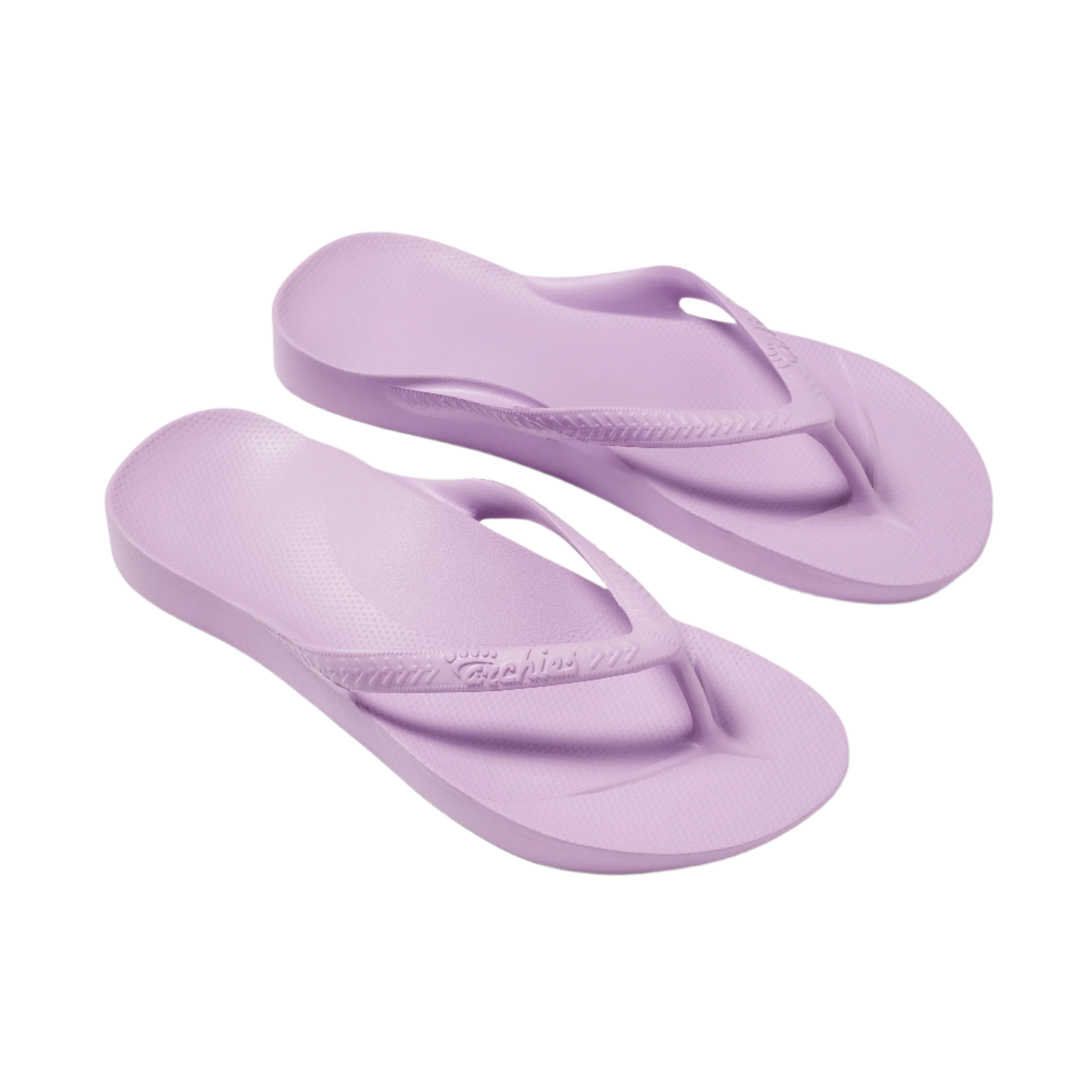 Archies Arch Support Flip Flops - Lilac