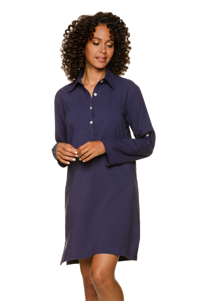 Helen Jon Lilly Coverup Dress - Navy FINAL SALE