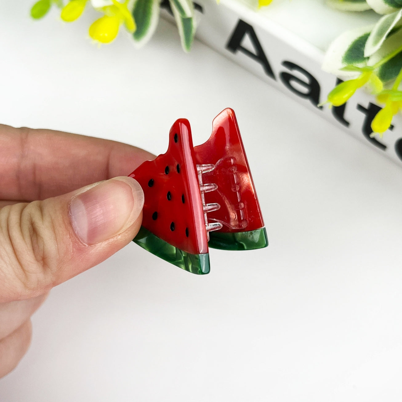 SSR Acetate Mini Watermelon Claw Clip