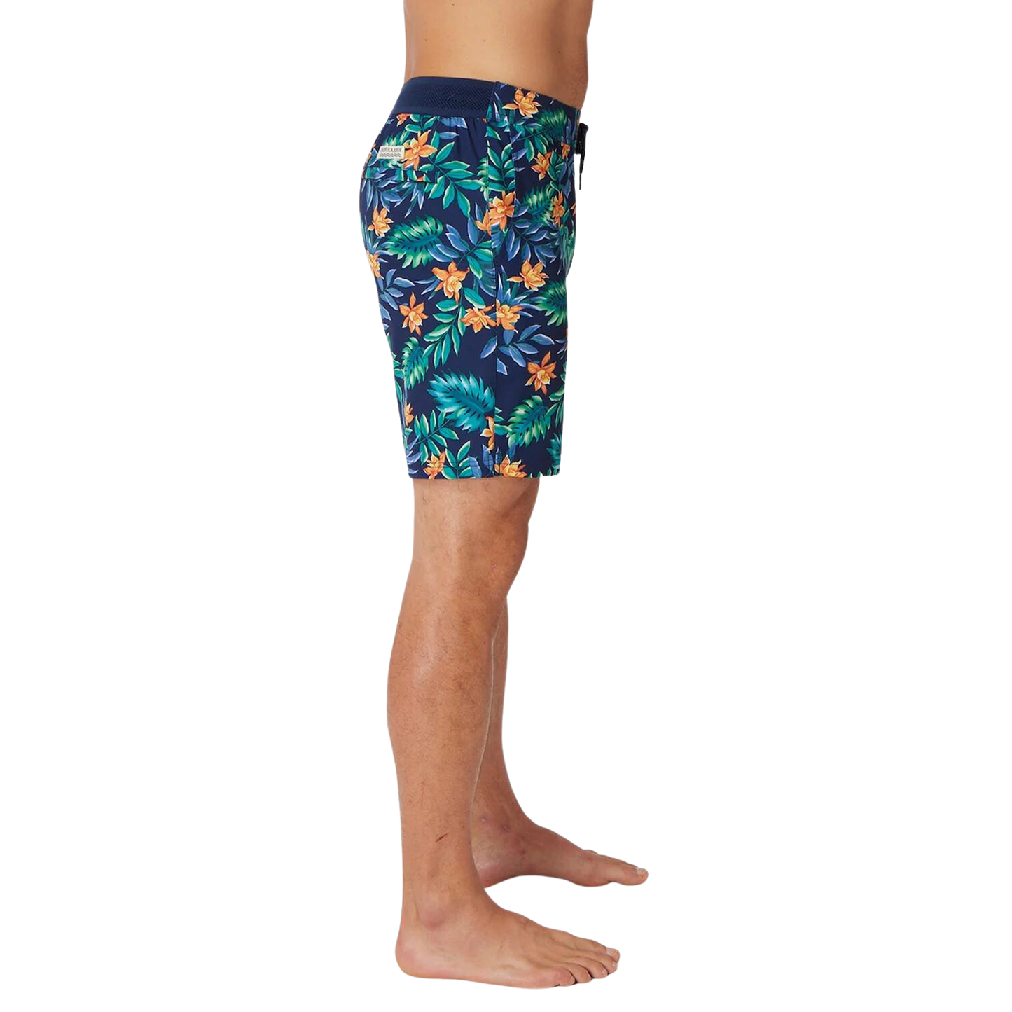 Fair Harbor Ozone Men's Boardshort - Blue Palms - FINAL SALE