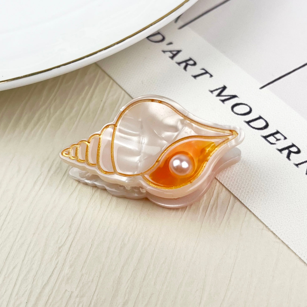 SSR Acetate Mini Conch Claw Clip