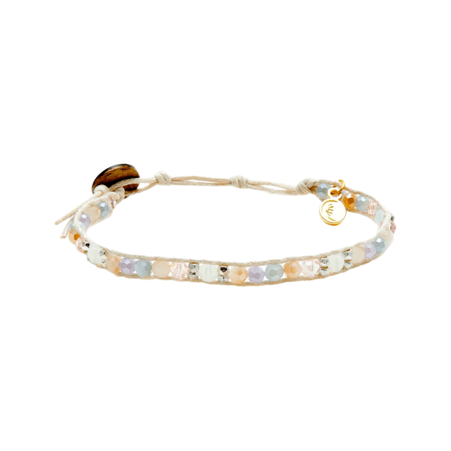 Lotus and Luna Handcrafted Bracelet - Celestial Bodies