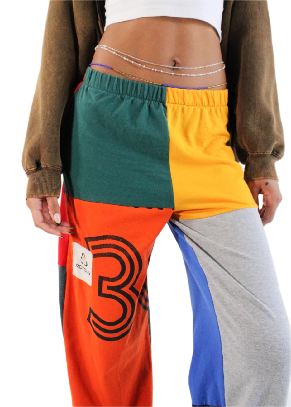 American Recycled Clothing Graphic Tee Pants - Assorted