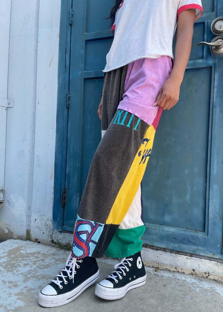 American Recycled Clothing Graphic Tee Pants - Assorted