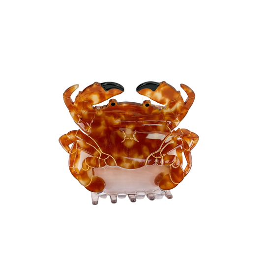 SSR Acetate Crab Hair Claw Clip - Brown