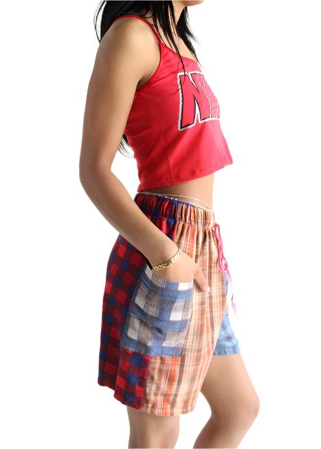 American Recycled Clothing Eco Flannel Shorts - Assorted