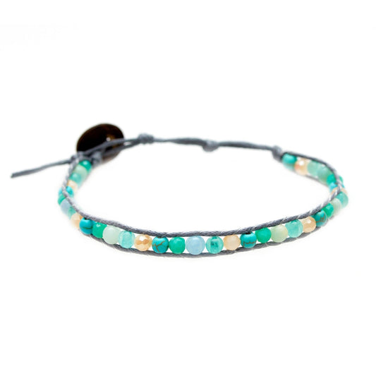 Lotus and Luna Handcrafted Bracelet - Caribbean Cruise