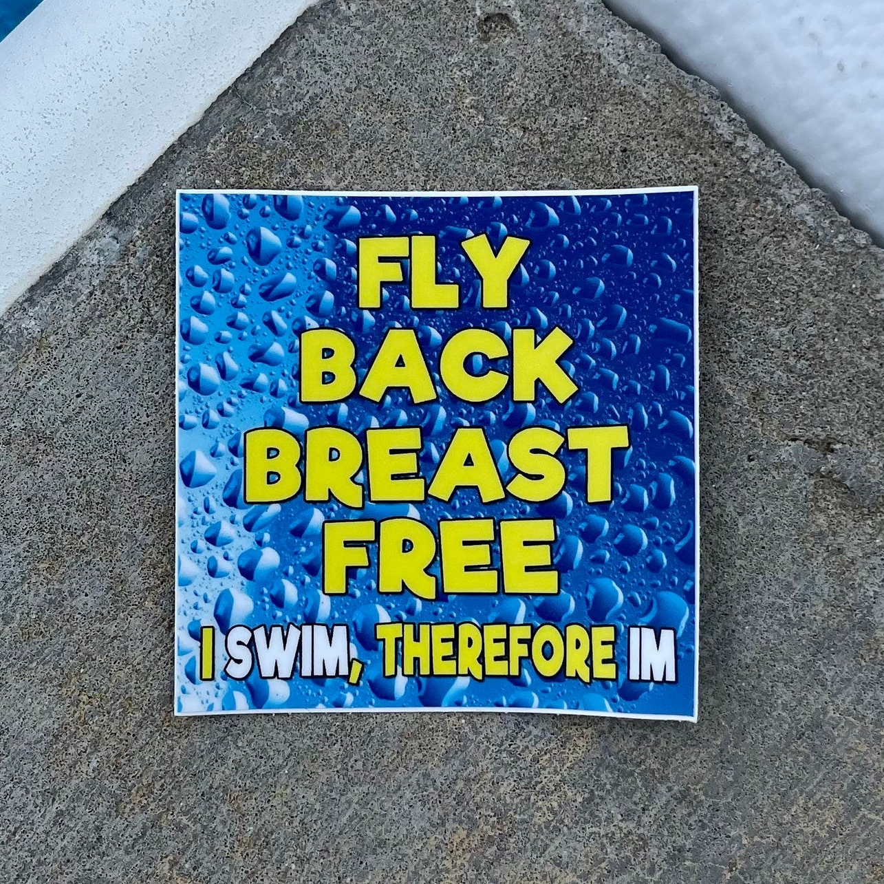 SSR I Swim Therefor IM Swim Sticker