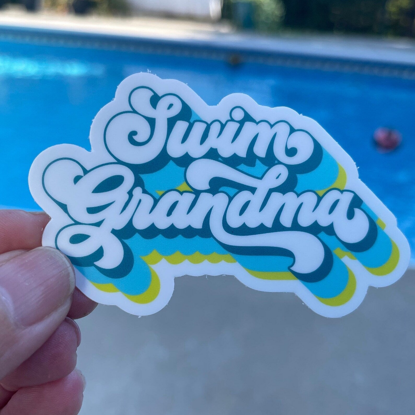 SSR Swim Grandma Swim Sticker