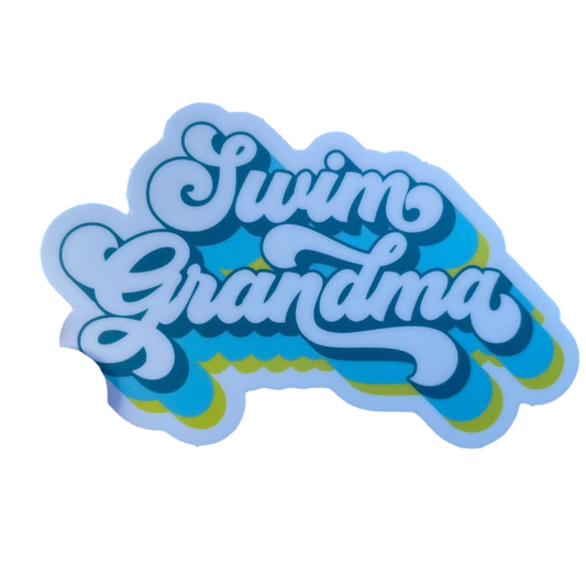 SSR Swim Grandma Swim Sticker