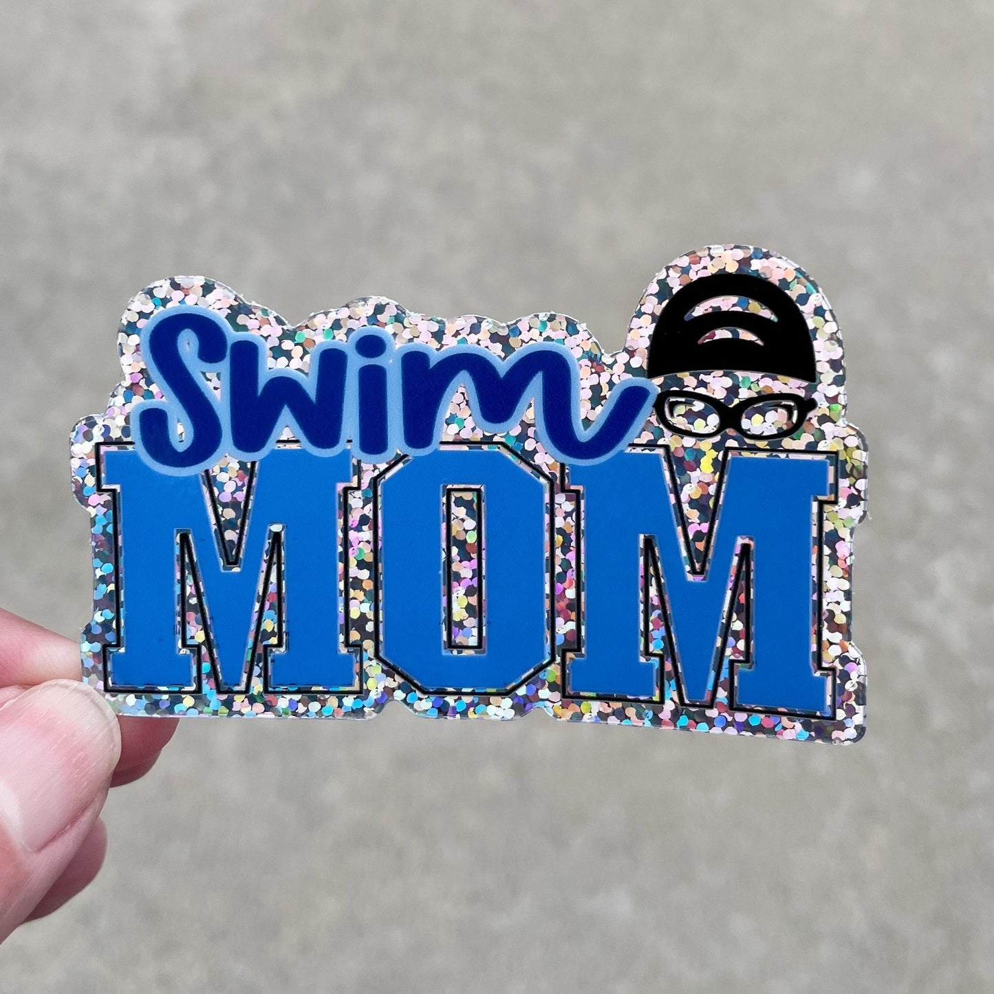 SSR Swim Mom Hologram Swim Sticker