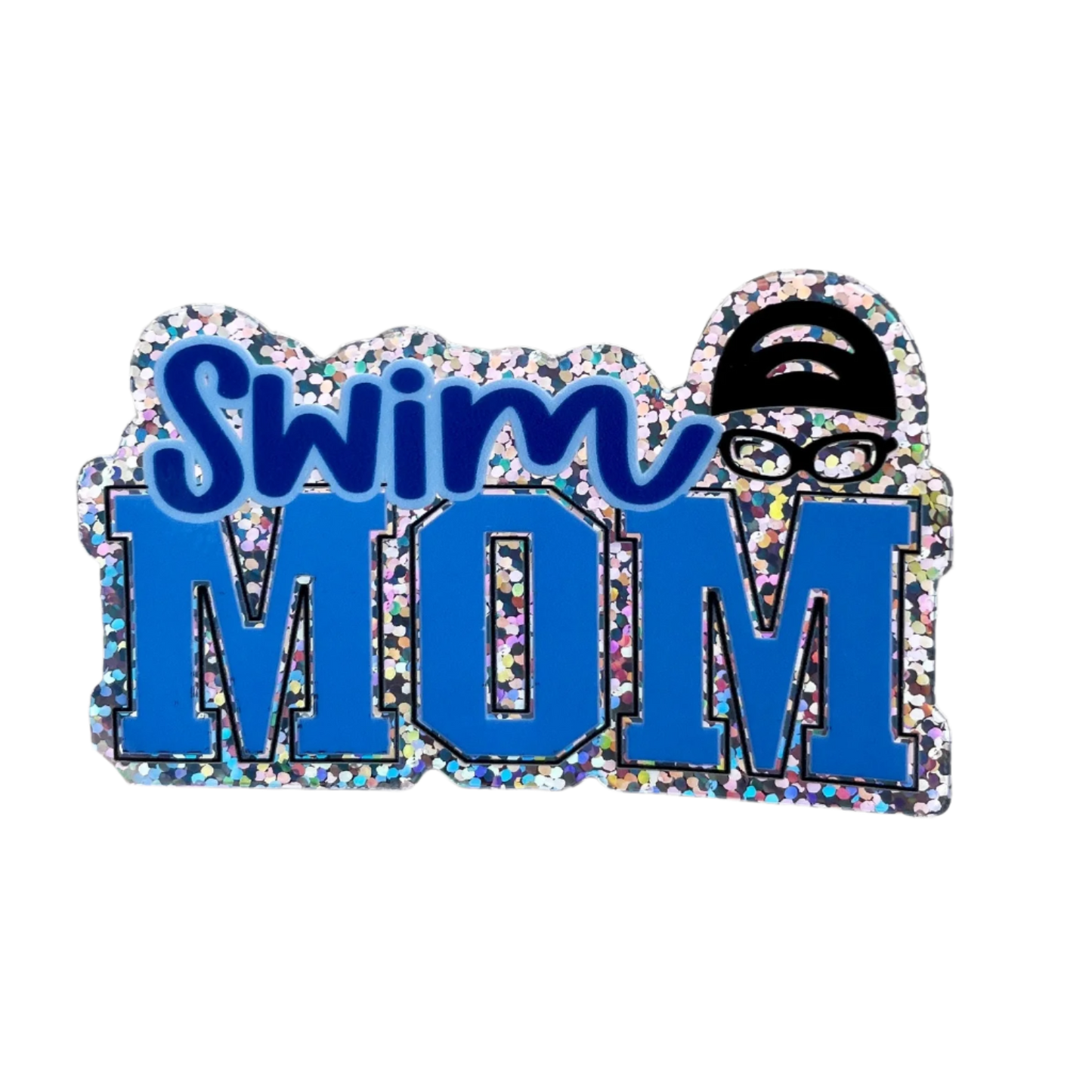 SSR Swim Mom Hologram Swim Sticker