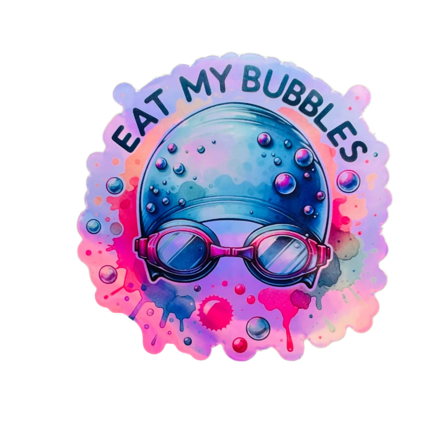 SSR Eat My Bubbles Colorful Swim Sticker