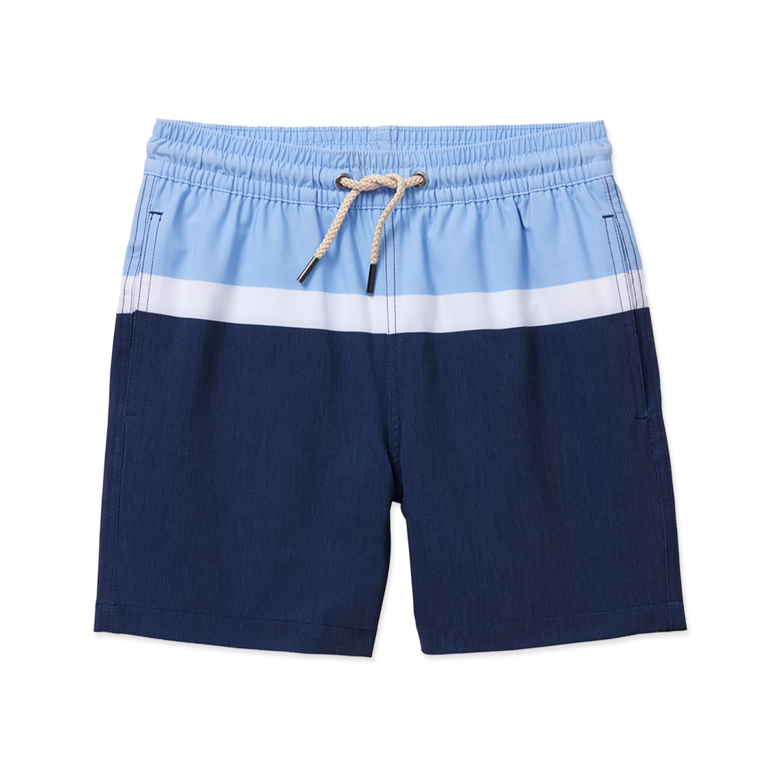 Fair Harbor Kid's Bayberry Swim Trunk - Blue Depths Block