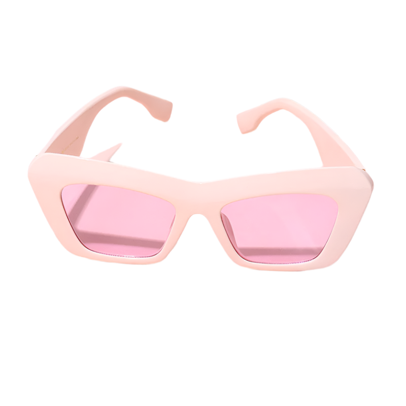 SSR Womens Playa Cat Eye Frame Sunglasses - Bone/Lavender