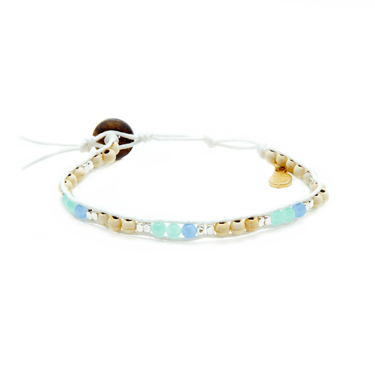 Lotus and Luna Handcrafted Bracelet - Sunkissed Bliss