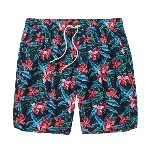 Fair Harbor The Anchor Men's Swim Trunks Boardshort - Tropical Nights - FINAL SALE
