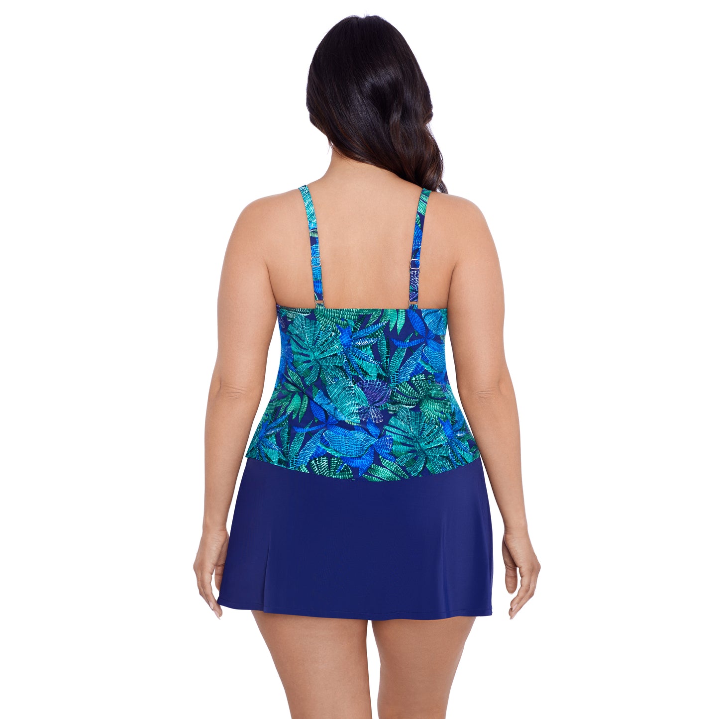 Trimshaper Lena Tankini Top - Mosaic Jungle