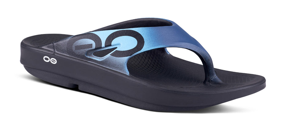 Oofos OOriginal Sport Unisex Sandal - Black/Azul – Sylvia's Sport