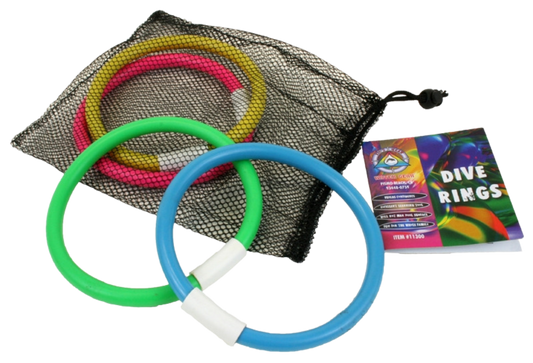 Water Gear Scuba Dive Rings/Pool Toys 4 Pack
