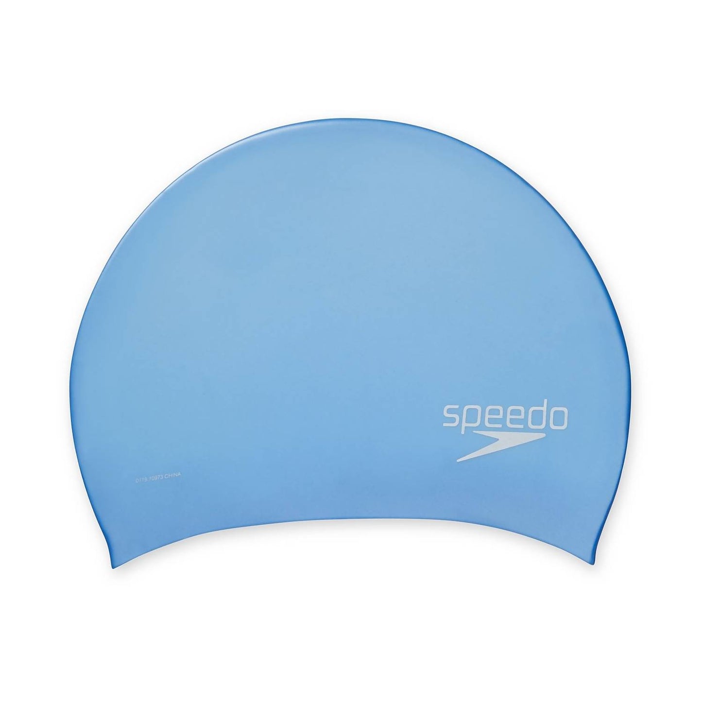 Speedo Silicone Long Hair Adult Swim Cap - Blue