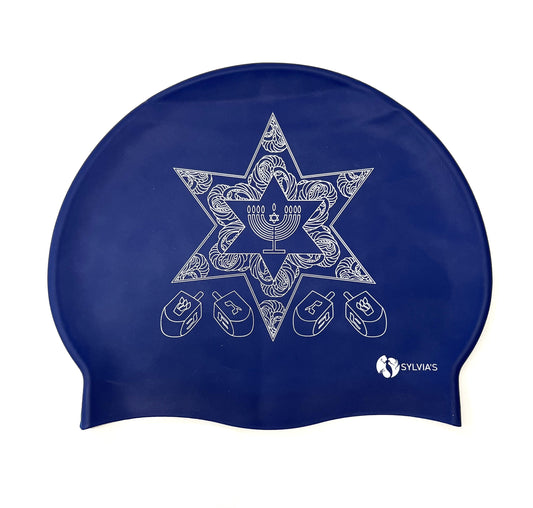 SSR Holiday Hanukkah Elastomeric Silicone Cap