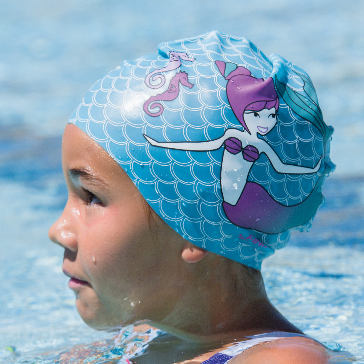 Finis Mermaid Silicone Swim Cap - Paradise - FINAL SALE