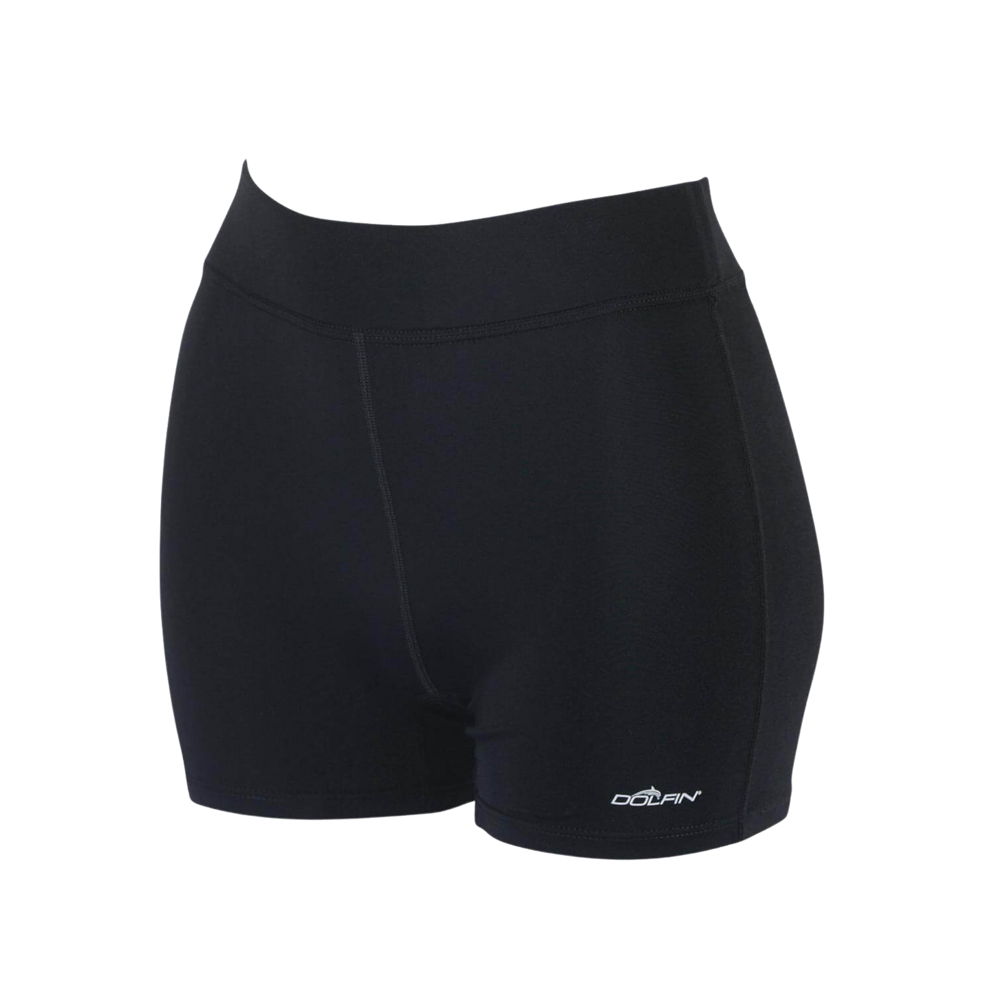 Dolfin Aquashape Solid Fitted Swim Shorts - Black