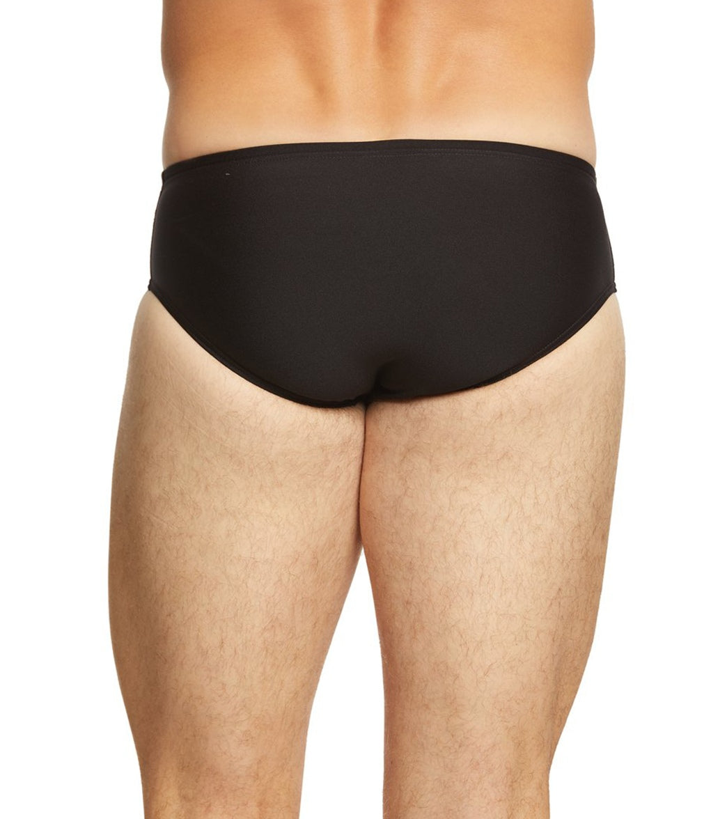 Speedo Endurance Men's Solid Brief Swimsuit - Black