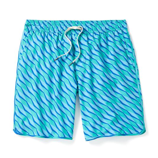 Fair Harbor The Anchor Men's Boardshort - Green Seabay - FINAL SALE