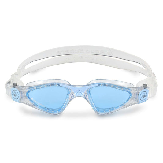 Aquasphere Kayenne Compact Fit Swim Goggle - Transparent/Light Blue