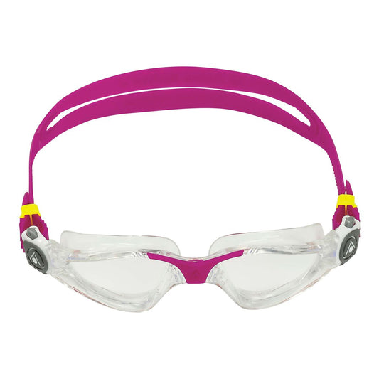 Aquasphere Kayenne Compact Fit Swim Goggles - Transparent/Raspberry