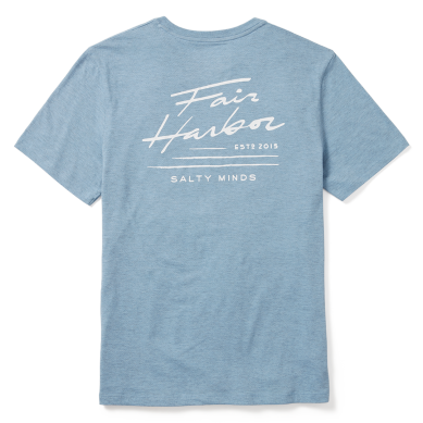 Fair Harbor The Kismet Surf S/S Tee-shirt -  Faded Denim - FINAL SALE