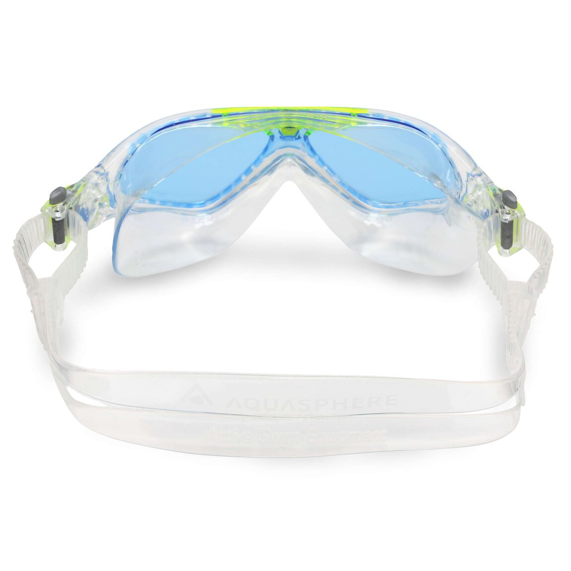 Aquasphere Vista Junior Swim Mask - Transparent/Bright Green
