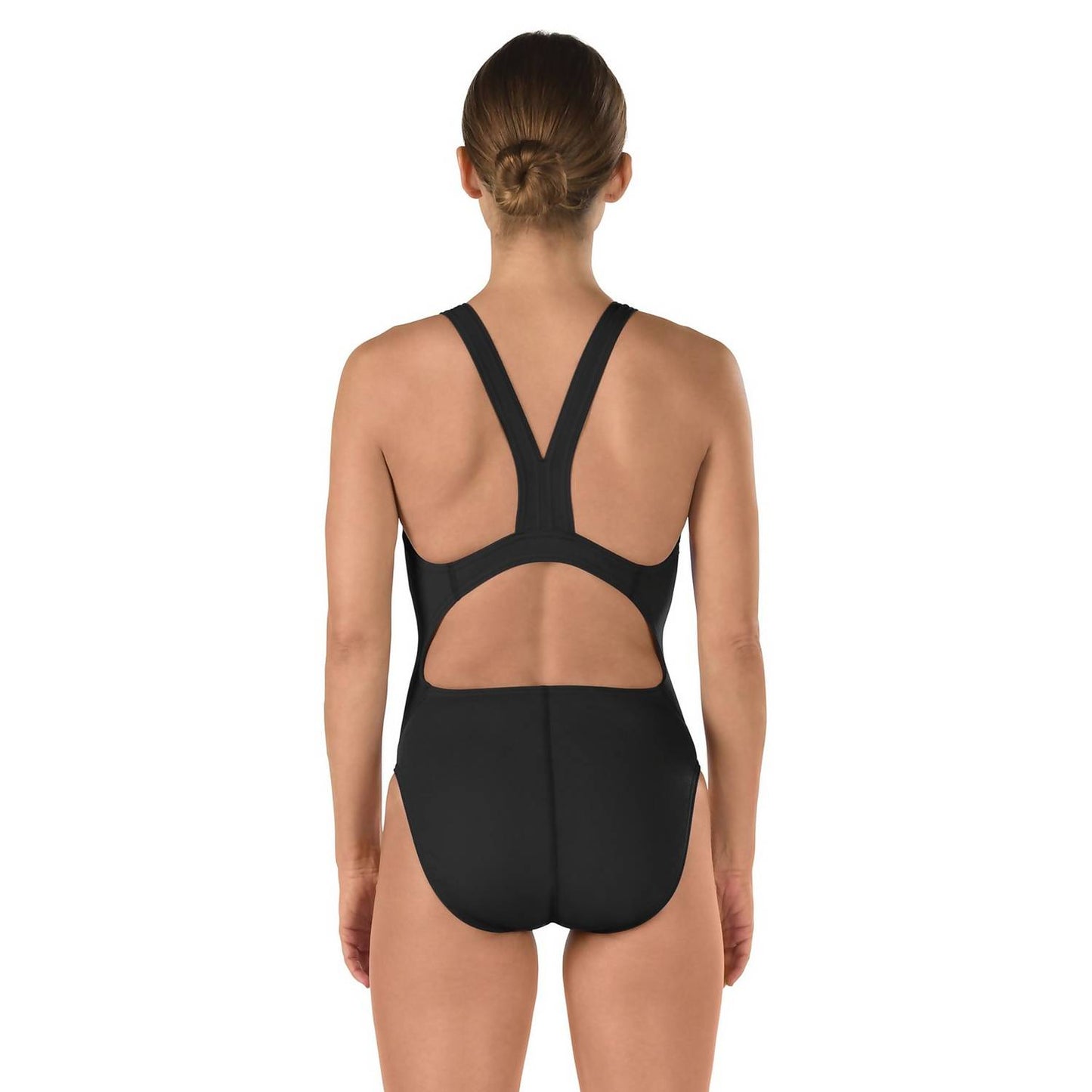 Speedo Endurance Super Proback Solid Women's One Piece Swimsuit - Black