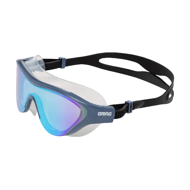 Arena The One Mirror Fitness Swim Mask - Blue/Grey