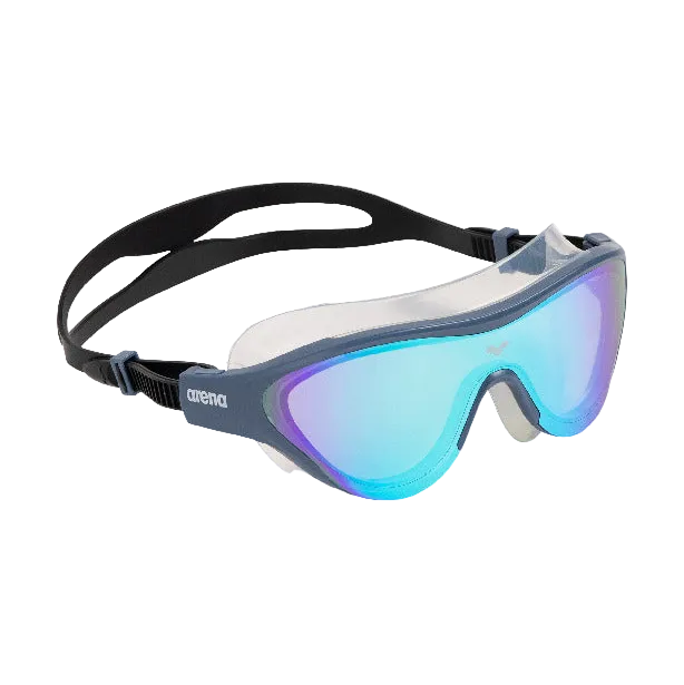 Arena The One Mirror Fitness Swim Mask - Blue/Grey