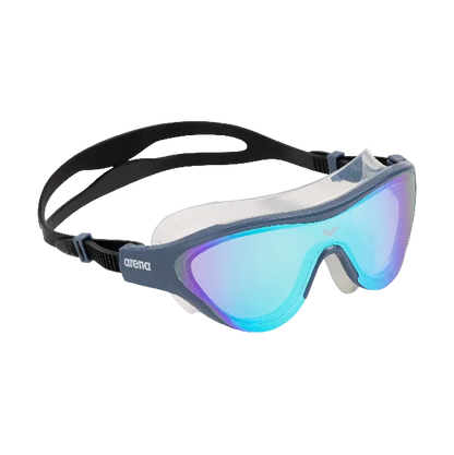 Arena The One Mirror Fitness Swim Mask - Blue/Grey