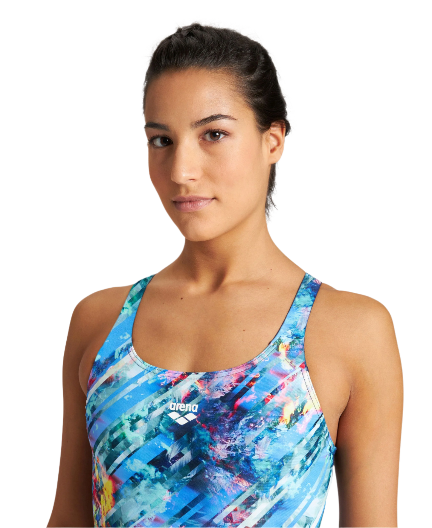 Arena MaxLife Filters Pro Back One Piece - Navy Multi - FINAL SALE
