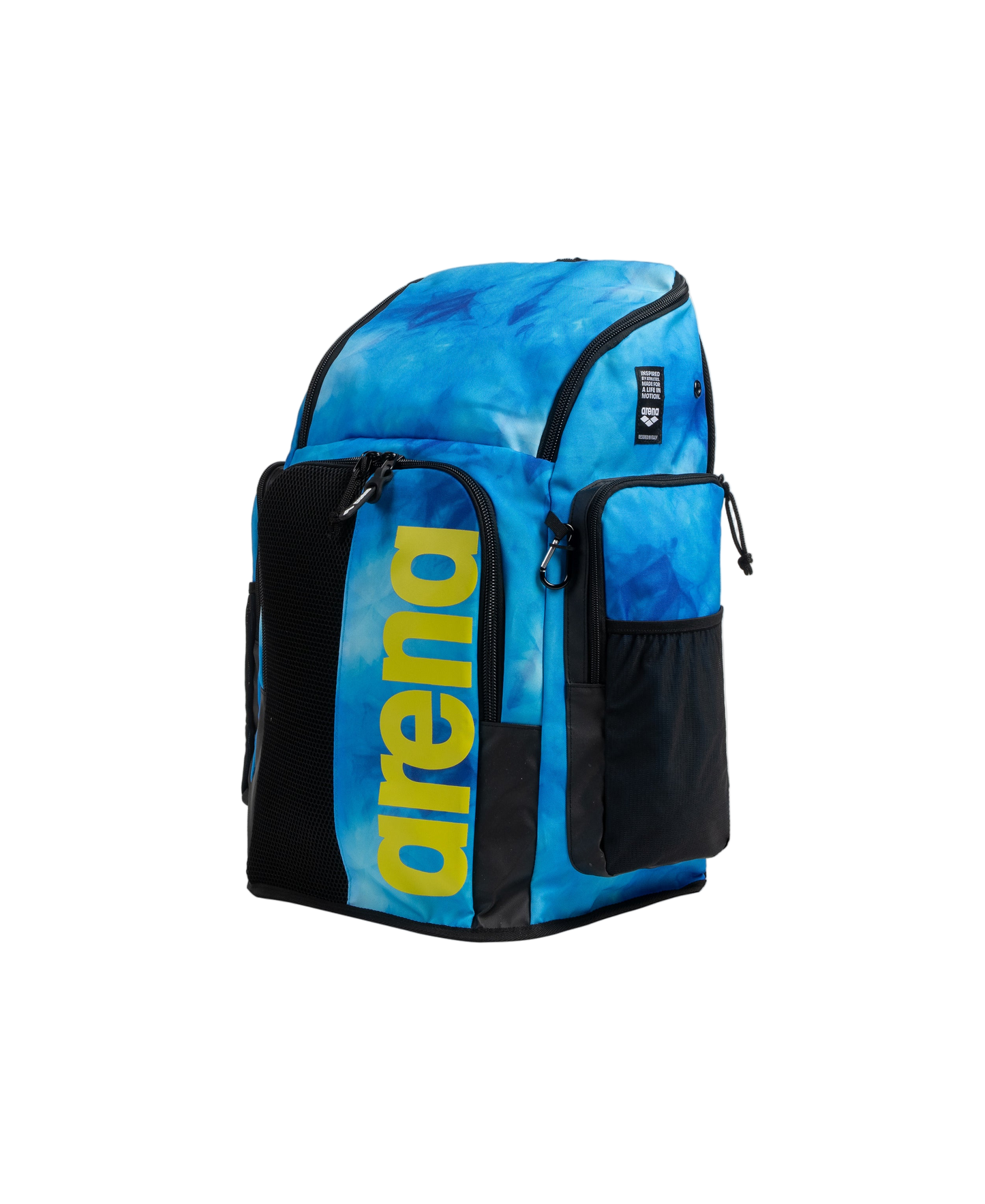 Arena Spiky III 45 Allover Print Backpack - Tie-Dye Blue