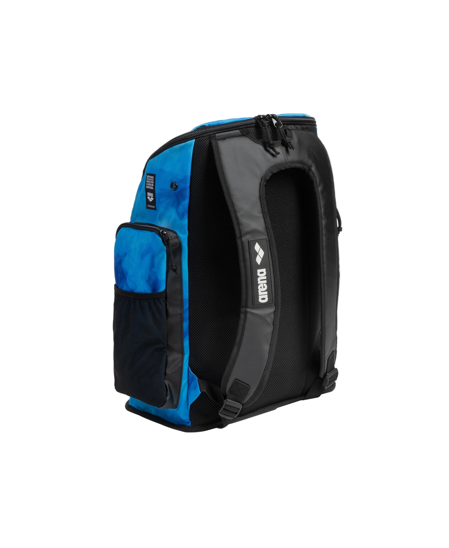 Arena Spiky III 45 Allover Print Backpack - Tie-Dye Blue