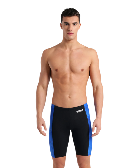 Arena Men's Halftone Jammer - Black/Team Royal