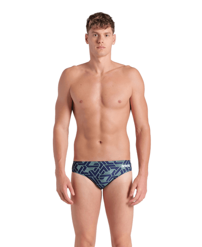 Arena Men's Escape Brief Swimsuit - Team Blue/Green - FINAL SALE