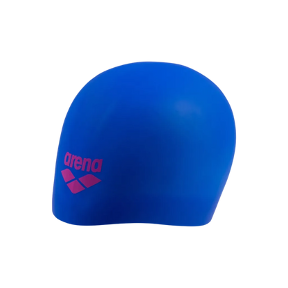 Arena Long Hair Silicone Swim Cap - Neon Blue